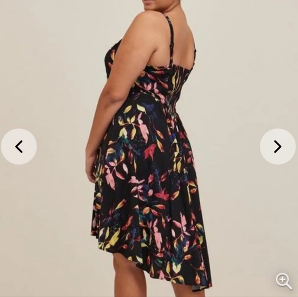 Torrid Size 3 Black Print Dress - Sleeveless - Picture 5 of 5